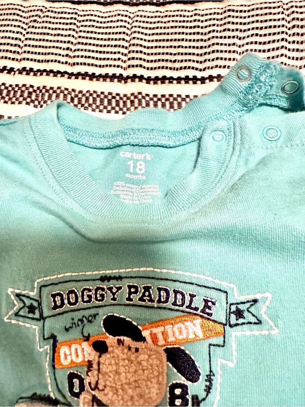 Carters Baby Overall Set W/Puppy Theme-Size 18-24M